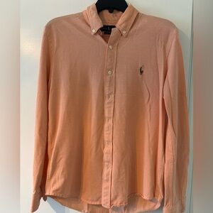 Ralph Lauren Coral Knit Oxford Shirt